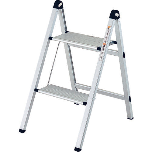 ＴＲＵＳＣＯ　薄型幅広踏台（片側昇降タイプ）　２段　高さ５２０ｍｍ　TAU-2UF　1 台