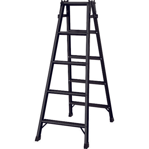 TRUSCO 사다리 겸용 각립 블랙 높이 1.40m BKK-150 1대