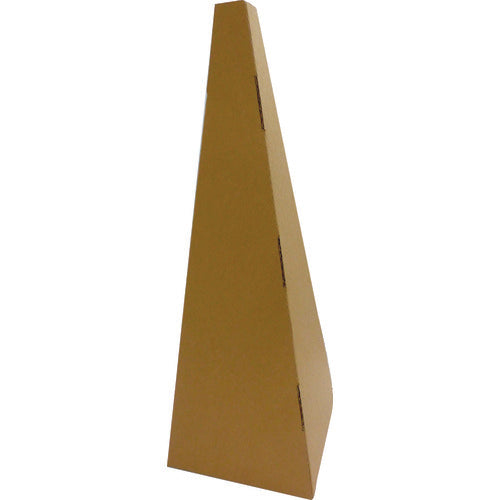 TRUSCO Cardboard Safety Cone Width 250mm x Height 693mm Thickness 3mm DCC 1 piece