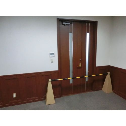 TRUSCO Cardboard Safety Cone Width 250mm x Height 693mm Thickness 3mm DCC 1 piece