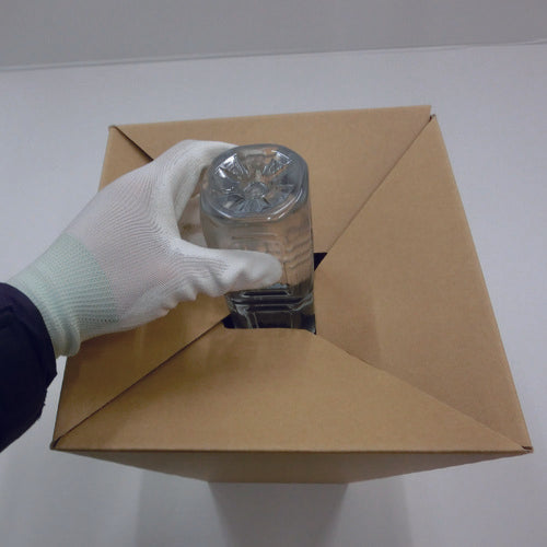 TRUSCO Cardboard Safety Cone Width 250mm x Height 693mm Thickness 3mm DCC 1 piece