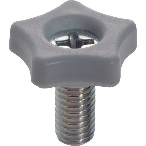 TRUSCO 십자 홀 부착 툴 노브 φ11 화이트 M3X8 노브 높이 4.5 10개입(P=0.5) TT1M3X8-W 1봉