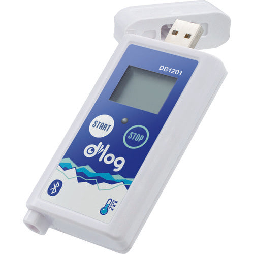 ＣＵＳＴＯＭ　“ｄｌｏｇ”　ＵＳＢ　＆　ＢＴ　外部プローブ式　温度データロガー　DB1201　1 台