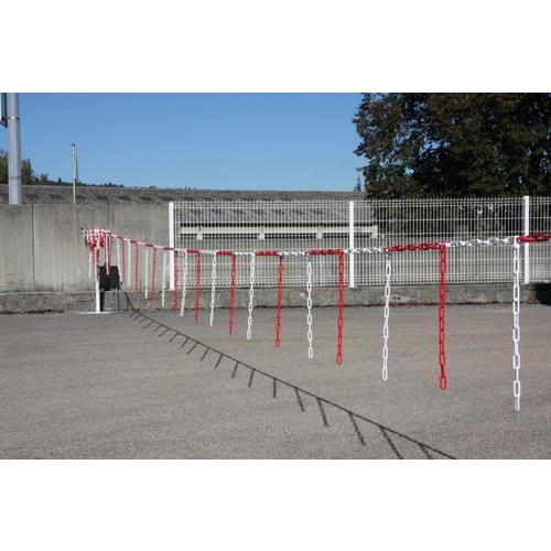 ＮＯＶＡＰ　注意喚起プラチェーン　バリアチェーン　レッド／ホワイト　５ｍ　1360150　1 巻