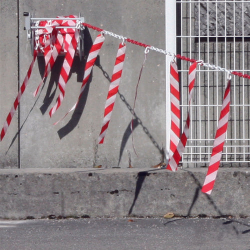 NOVAP 주의 환기 프라 체인 리본 배리어 체인 레드/화이트 5m 1360235 1권