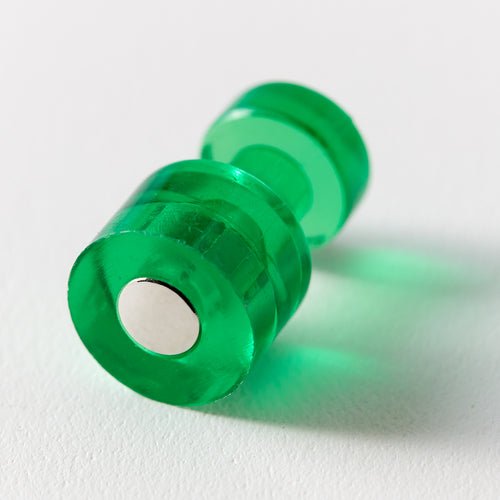 TRUSCO Color Magnet Pins, Green, Pack of 100, TMPC100-GN, 1 PK