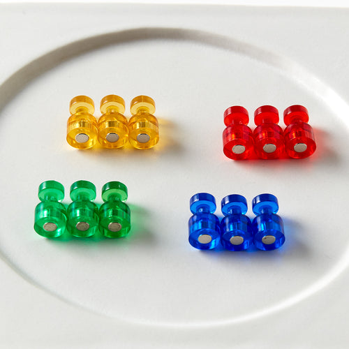 TRUSCO Color Magnet Pins Red 100pcs TMPC100-R 1 PK