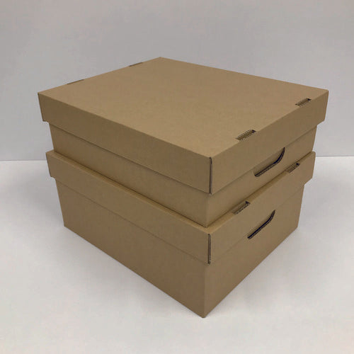 ＴＲＵＳＣＯ　段ボール製　Ａ４収納ボックス本体　Ｍ　高さ１５６タイプ　DBB-M　1 個