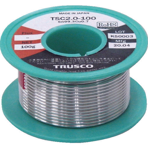TRUSCO 무연 솔더(배관·배선용) Φ1.0-100G TSC1.0-100 1권