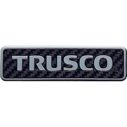 ＴＲＵＳＣＯ　超耐候性軟質エンブレム　ＴＲＵＳＣＯロゴ文字のみ　エンボス加工タイプ　EBTRL-M　1 枚