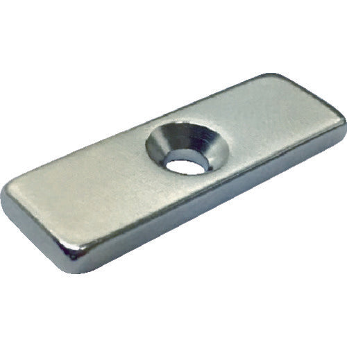 TRUSCO 네오디뮴 각형 접시 나사 구멍 부착 6MM×6MM×4MM M1.6 1개입 T06K04-M1.6 1개