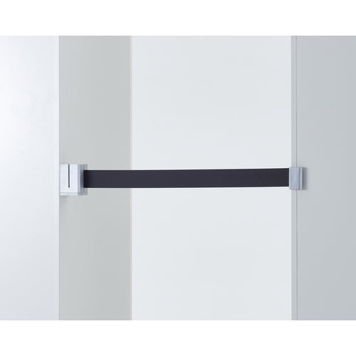 ＴＲＵＳＣＯ　ベルトパーテーション　シルバー　ベルトカラーブラック　TABP-SV/BK　1 Ｓ