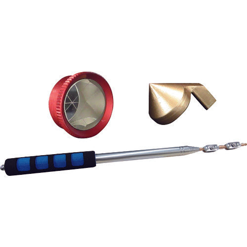 STS 세오드라이트 마이크로 프리즘 0.7 인치 신축봉 세트 P-0.7&amp;RAT-2000 P-0.7 &amp; RAT-2000 1조