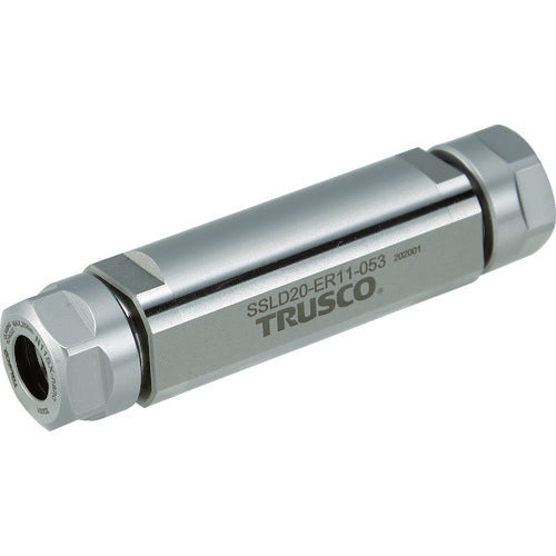 ＴＲＵＳＣＯ　ＮＣ旋盤用ＥＲ両頭ストレートシャンクコレットホルダＳＳＬＤ型（メトリック）　シャンク径２５　全長１１２　ＥＲ１１用　SSLD25-ER11-082T　1 本