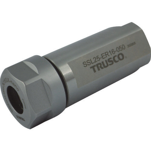 ＴＲＵＳＣＯ　ＮＣ旋盤用ストレートシャンクコレットホルダ　フラット付きＥＲコレットホルダＳＳＬ型（メトリック）　シャンク径３２　全長８４　ＥＲ２０用　SSL32-ER20-060　1 本