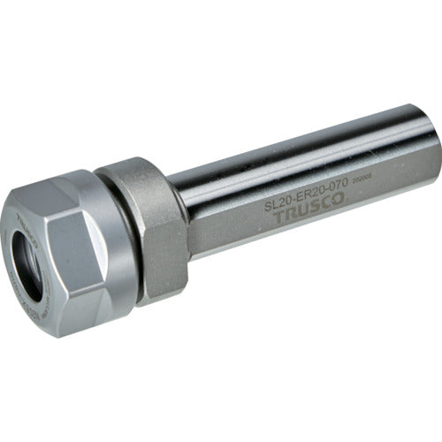 ＴＲＵＳＣＯ　ＮＣ旋盤用ストレートシャンクコレットホルダ　ＥＲコレットホルダＳＬ型（メトリック）　シャンク径３２　全長１１４　ＥＲ２０用　SL32-ER20-080　1 本