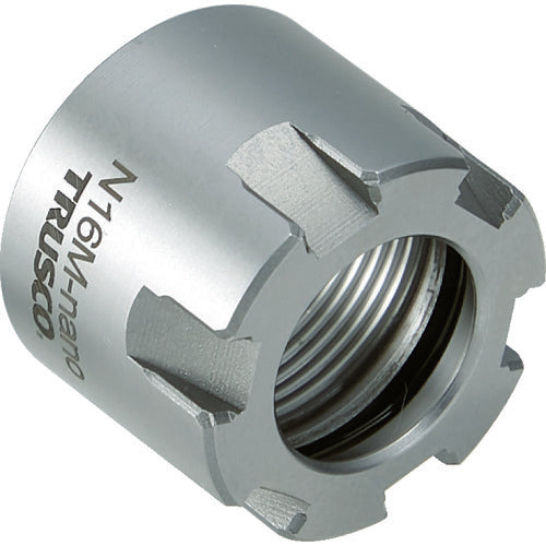 ＴＲＵＳＣＯ　ＮＣ旋盤用ストレートシャンクコレットホルダ　ＥＲＭナット　Ｍ３０ＸＰ１．０　N25MX　1 個