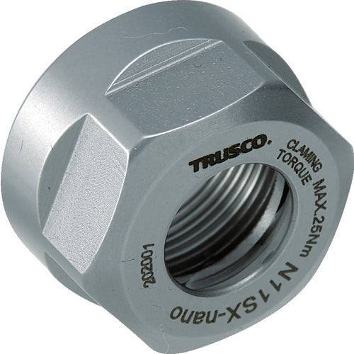 TRUSCO NC 선반용 스트레이트 생크 콜릿 홀더 ER 너트 M25XP1.5 N20SX 1개