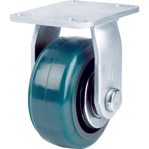 TRUSCO 초중고 하중용 캐스터 고정 100MM 내습 우레탄 바퀴 1000KGF TUSH100R-KPL 1개