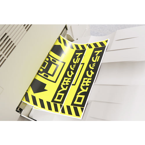 TRUSCO 옥외용 라벨 씰 A4 황 30장입 AWLA4-30-Y 1권