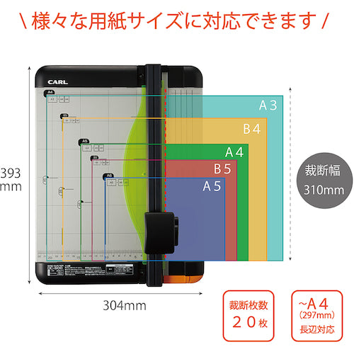 Curl paper cutter, disc cutter DC-600, A4 size, cuts 20 sheets, DC-600, 1 unit