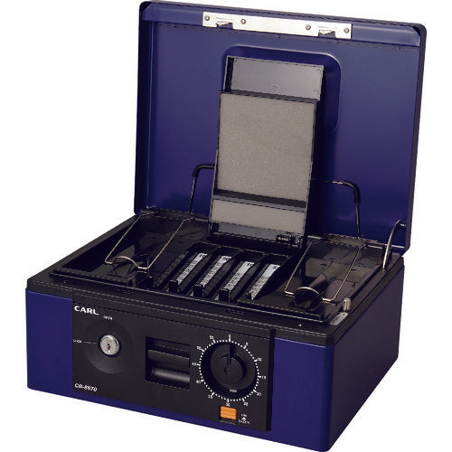 Karl Portable Safe Cash Box CB-8670 Blue B5 Size CB-8670 1 unit