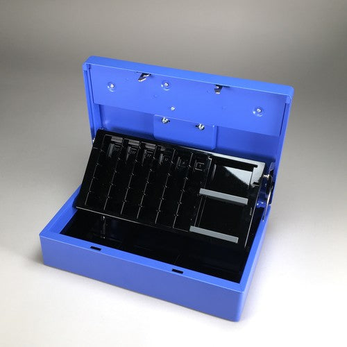 カール　手提げ金庫　キャッシュボックス　ＣＢ−８８００　ブルー　Ａ５サイズ　CB-8800　1 台