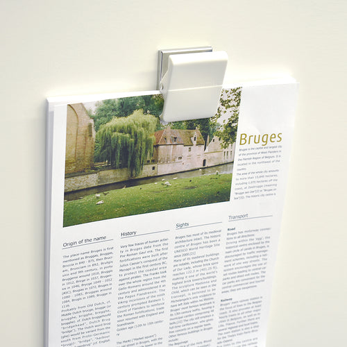 마그엑스 마그넷 하이브리드 클립 L 화이트 MHC-200-W 1개