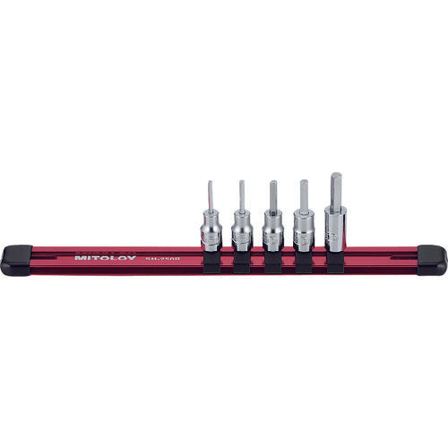 Mitoloy 1/4 Hex Socket Holder Set 5 Links 6 Pieces HH206M 1 S