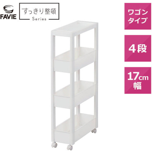 ＴＥＮＭＡ　ＦＶ　スキピタワゴン　スリム４段　Ｗ−０３０Ｓ　811000973　1 台