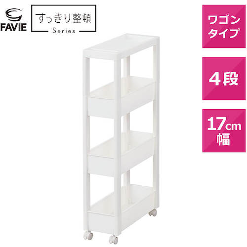 ＴＥＮＭＡ　ＦＶ　スキピタワゴン　スリム４段　Ｗ−０３０Ｓ　811000973　1 台