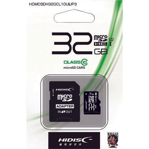 ハイディスク　マイクロＳＤ３２ＧＢ　HDMCSDH32GCL10UIJP3　1 個