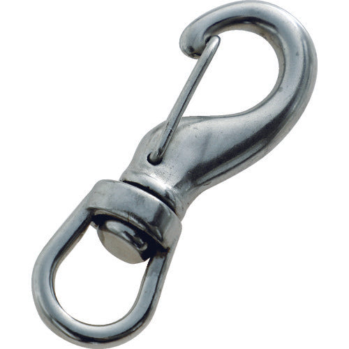 TRUSCO Magatamasu Swivel Stainless Steel Wire Diameter Φ3 x Opening 5mm 1 Piece TMS-0 1 Piece