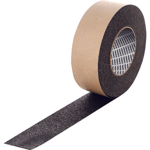 TRUSCO Non-slip tape for indoor and outdoor use, smooth surface, strong adhesive type, 100mm x 18m, black, KNSP100X18-BK, 1 roll