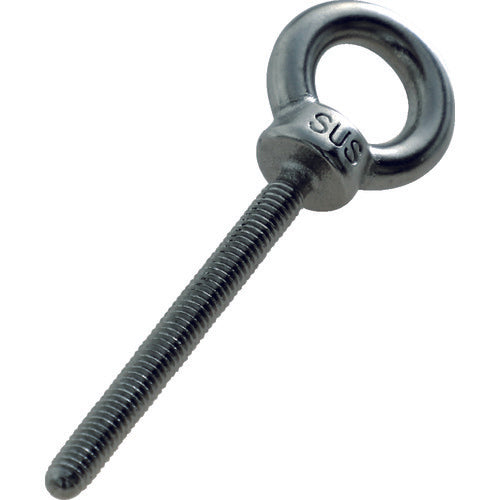 TRUSCO Stainless Steel Cast Long Eyebolt with Flange M4 (1 piece = 1 bag) TLTC-4M 1 piece