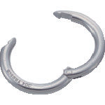 TRUSCO Ring Stainless Steel Pin-Mounted Chain Catch Wire Diameter 9mm Inner Diameter 40mm TCC-9 1 pc
