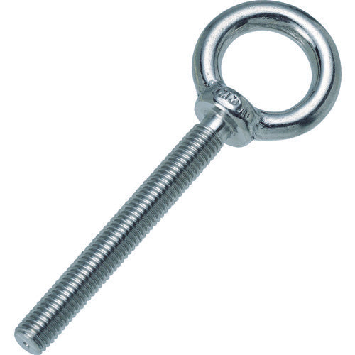 TRUSCO Stainless Steel Forged Long Eye Bolt with Flange M16 (1 piece = 1 bag) TLTF-16M 1 piece