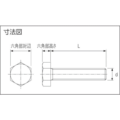 TRUSCCO PVC (PVC) 육각 볼트 M4X15 50개입 BPVC-BTM4X15 1봉