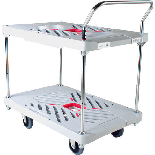 댄디 플라스틱 대차 댄디 X 시리즈 타입 XA 2단 테이블 편 핸들식 W935×D605 XA-BT2 1대