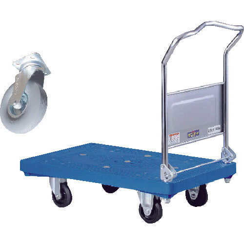 댄디 플라스틱 대차 댄디 P 시리즈 타입 PA 접이식 핸들식 악로용 캐스터(에어 타이어) 사양 W905×D605 UPA-LSC-AP180 1대