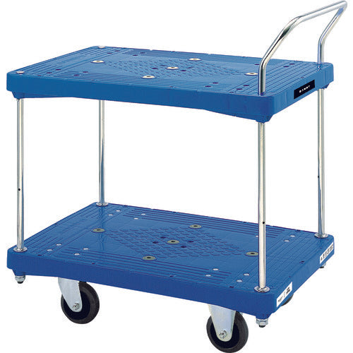 Dandy Plastic Cart Dandy P Series Type PA 2-Tier Table Single Handle Type W905 x D605 PA-BT2 1 Unit