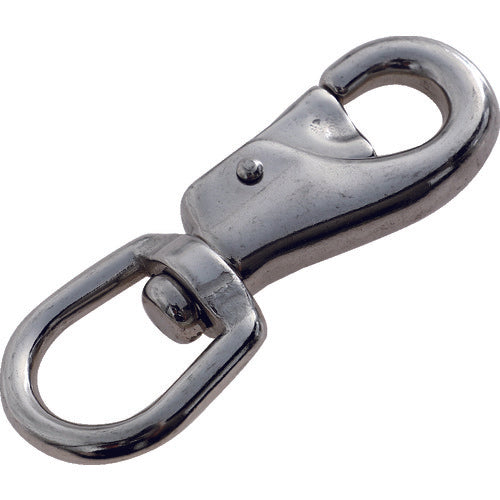 TRUSCO Stainless Steel Swivel Snap Heavy Duty Type Wire Diameter 7mm Length 113mm Allowable Load 100kg TSS-AX3 1 pc