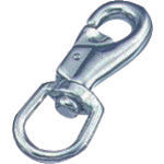 ＴＲＵＳＣＯ　スイベルスナップ　ステンレス製　線径Φ２．５×開口４ｍｍ　（１個入）　TSS-S1　1 袋