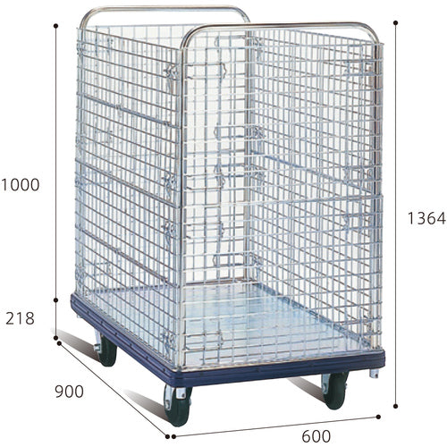 댄디 스틸 대차 댄디 D 시리즈 타입 DA 고 바구니 대차 W900XD600 DA-BWH 1대