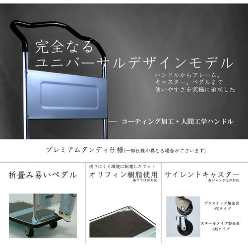 댄디 스틸 대차 프리미엄 댄디 시리즈 타입 PDH 고정 핸들식 W805×D510 PDH-LS-GS 1대