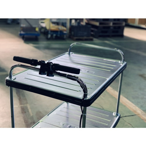 ダンディ　電動アシスト台車　ダンディアシスター　２段テーブル式　Ｗ９００ＸＤ６００　DA-T2-AST　1 台