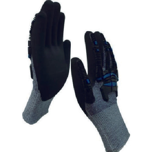 TRUSCO Cut-resistant gloves with hand guard M TIMP3017-B11PM 1 pair