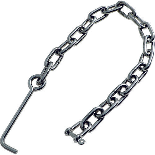 TRUSCO Stainless Steel Anchor Chain 6mm Chain Length 500mm TGCH-6 1 pc
