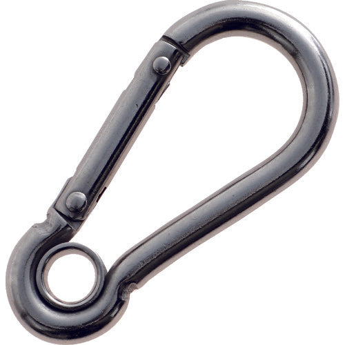 TRUSCO Stainless Steel Snap Hook AE Type (with Ring) Wire Diameter Φ5 x Opening 7mm TSF-5AE 1 pc