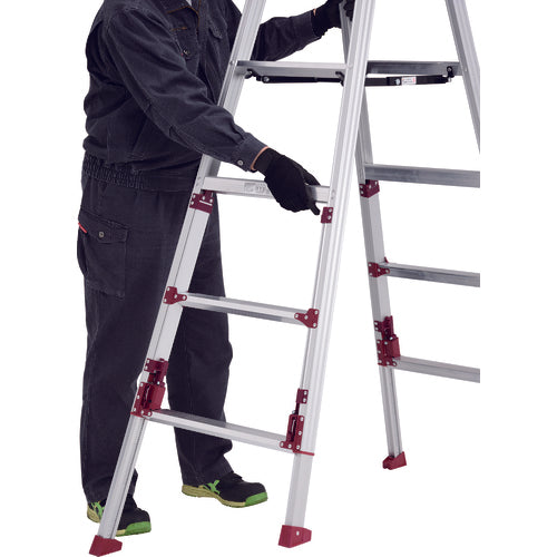 PiCa Top-operated four-legged adjustable stepladder SXJ type SXJ-150A 1 unit